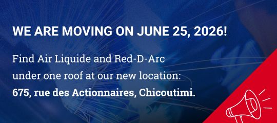 We are moving on June 25 to 675, rue des Actionnaires, Chicoutimi